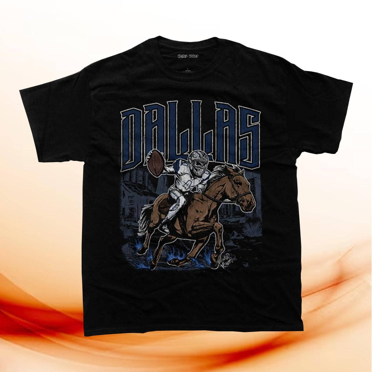 Dallas Football Shirt - Ezekiel Elliott Graphic Tee Gift Fan