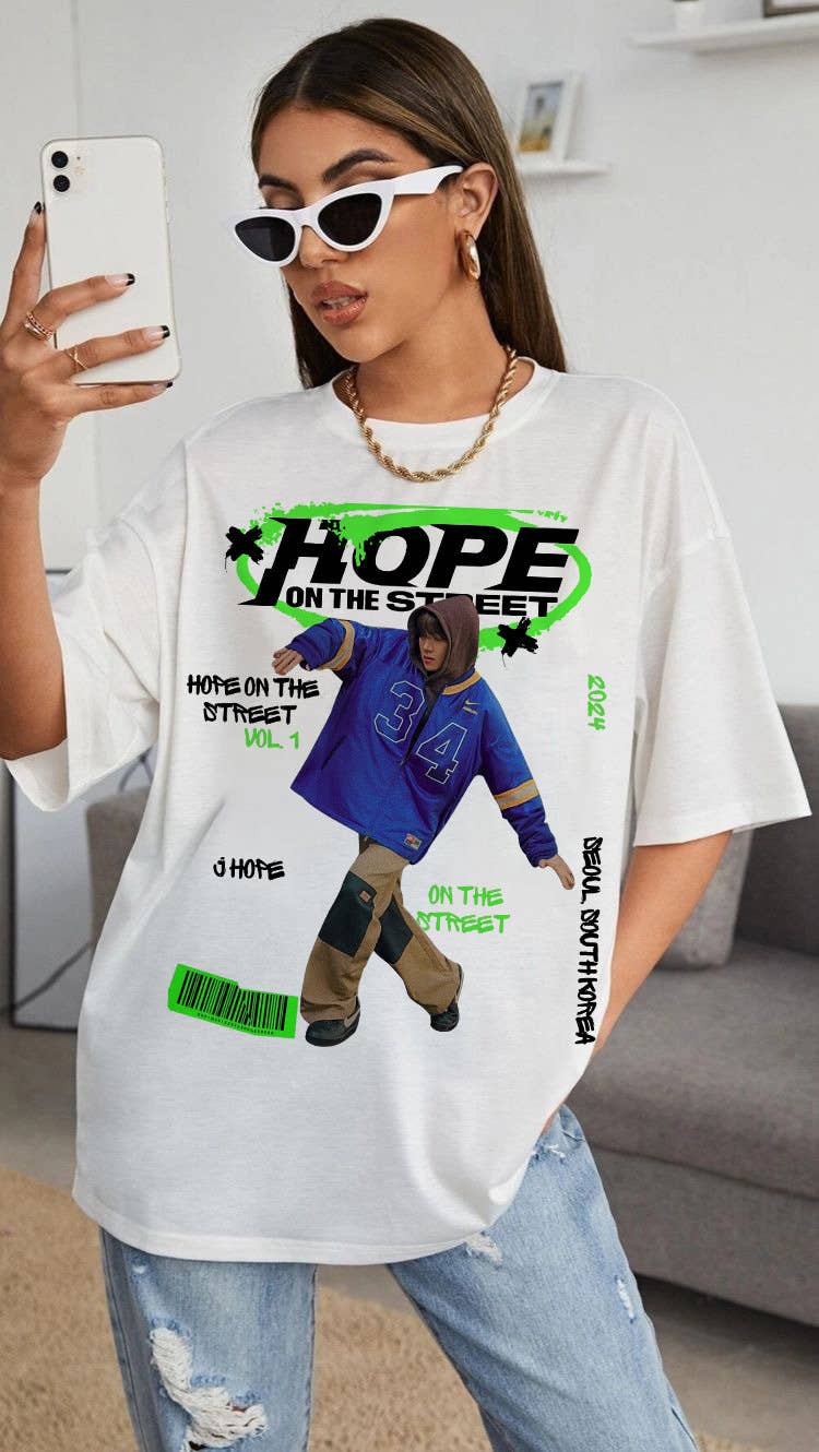Bts Jhope 'hope On the Street' Fan Tee Army Favorite