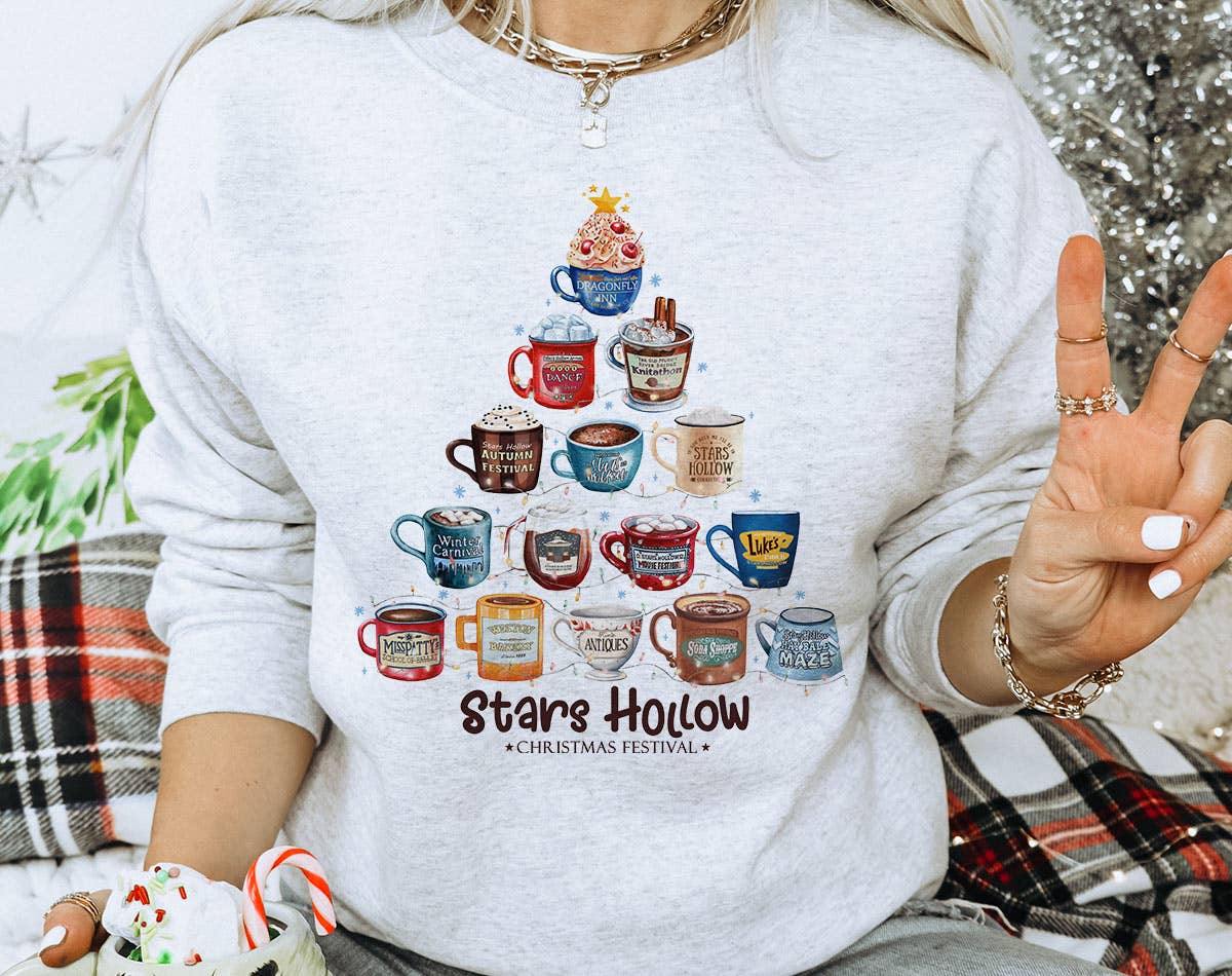 Star Hollow Christmas Tree - Gilmore Inspired Sweatshirt