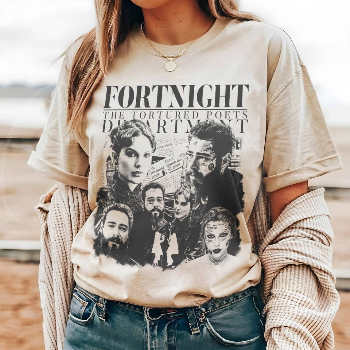 Taylor Tortured Poets Department Post Malone Shirt