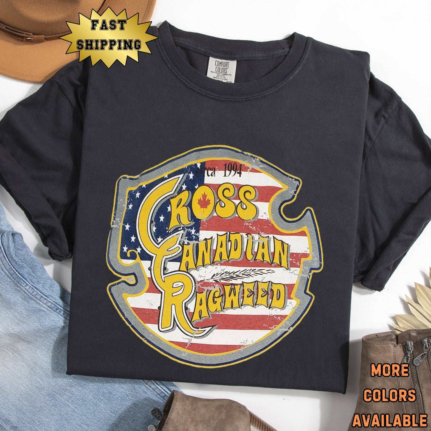 Cross Canadian Ragweed Shirt - Red Dirt Music Tour 2025