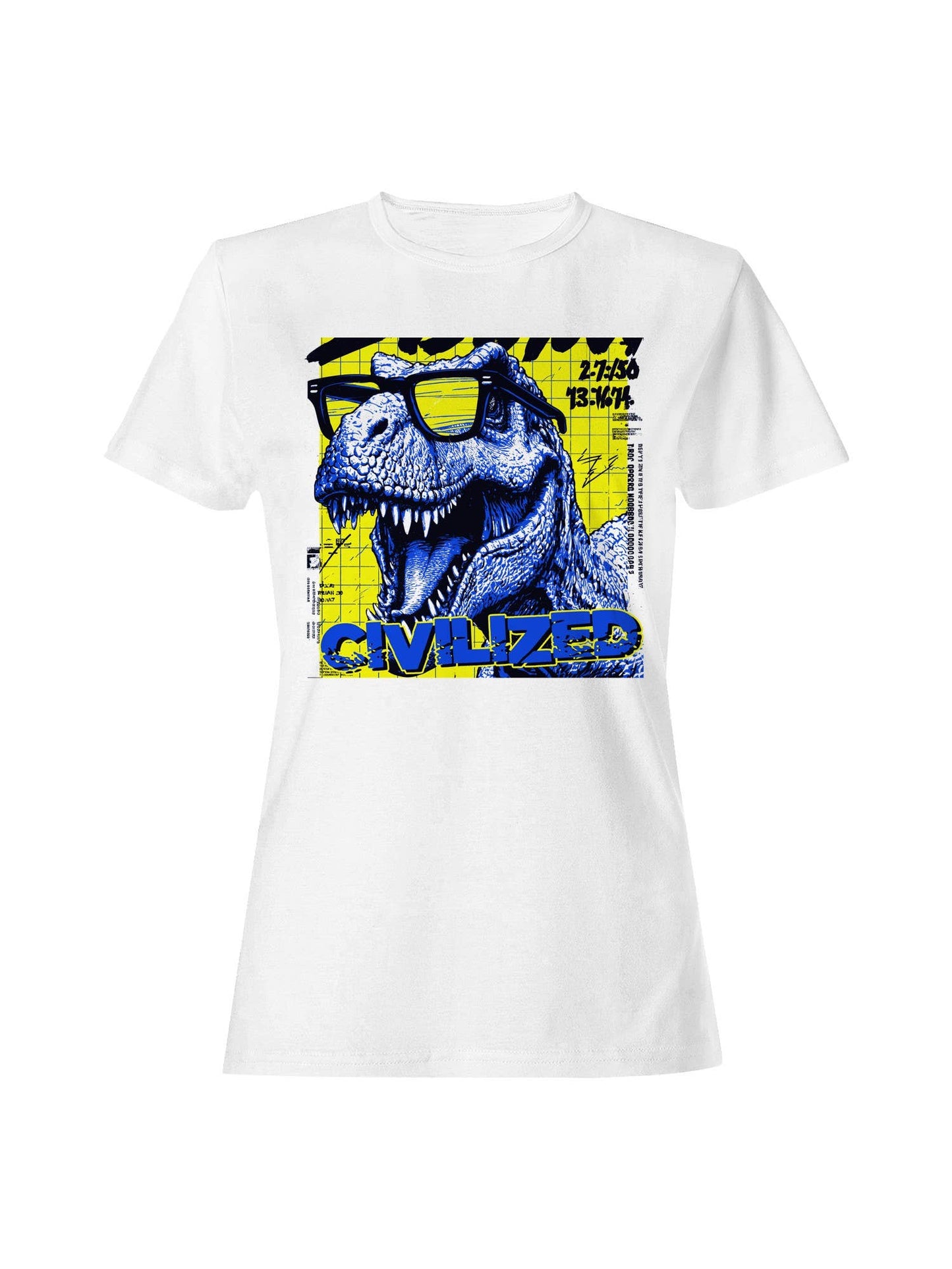Cool Dinosaur Civilization Design Women's T-Shirt