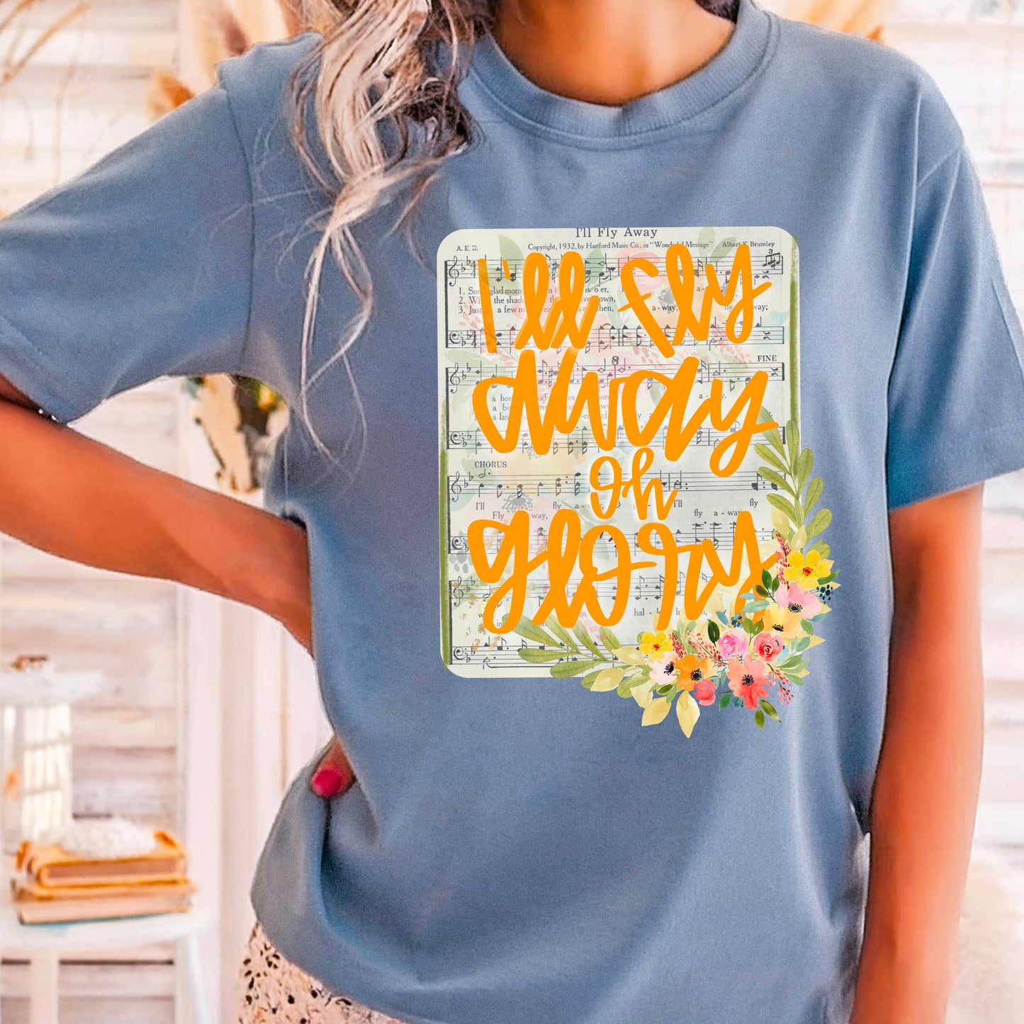 I’Ll Fly Away Graphic Shirt | Comfort Colors