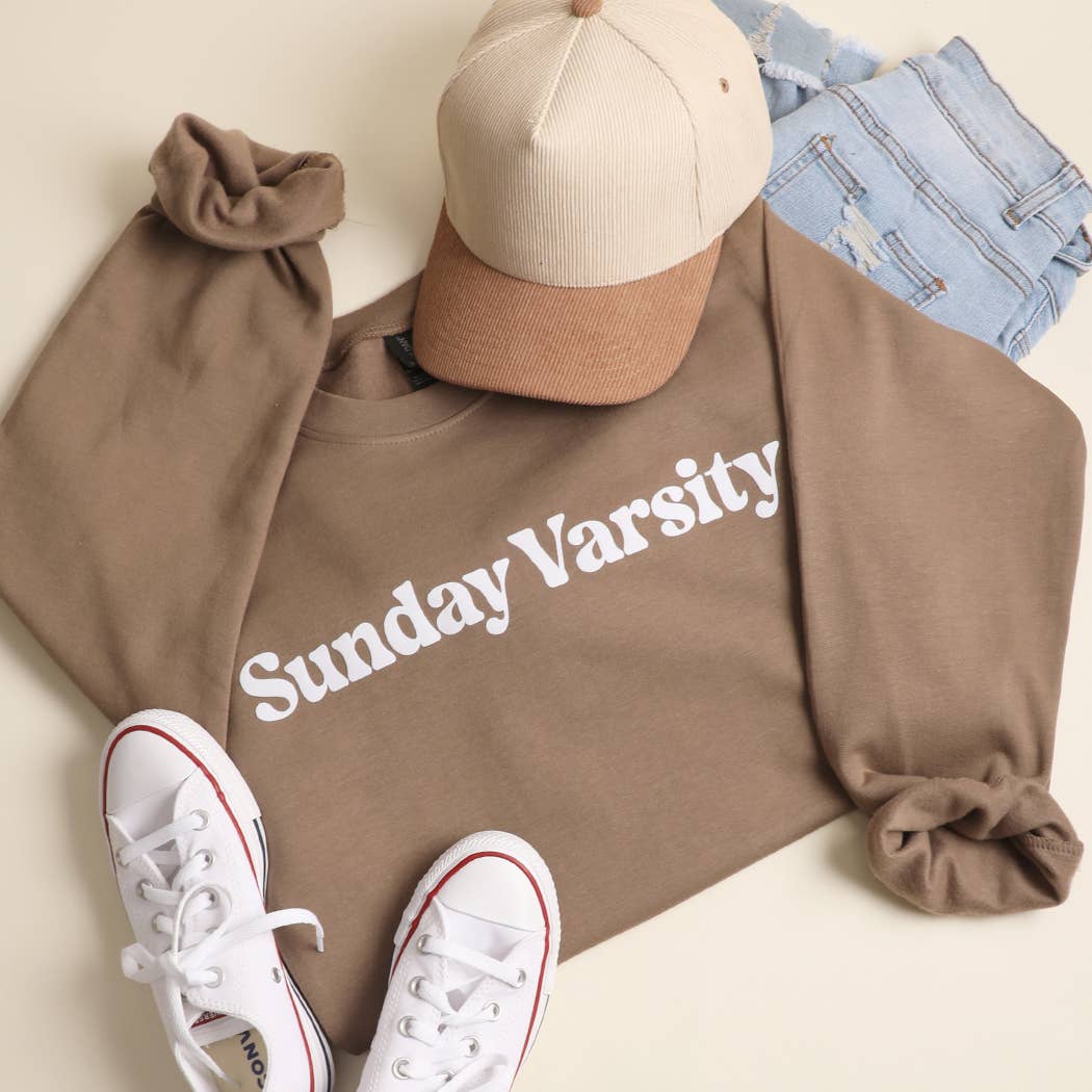 Sunday Varsity Crewneck Midweight Sweatshirt