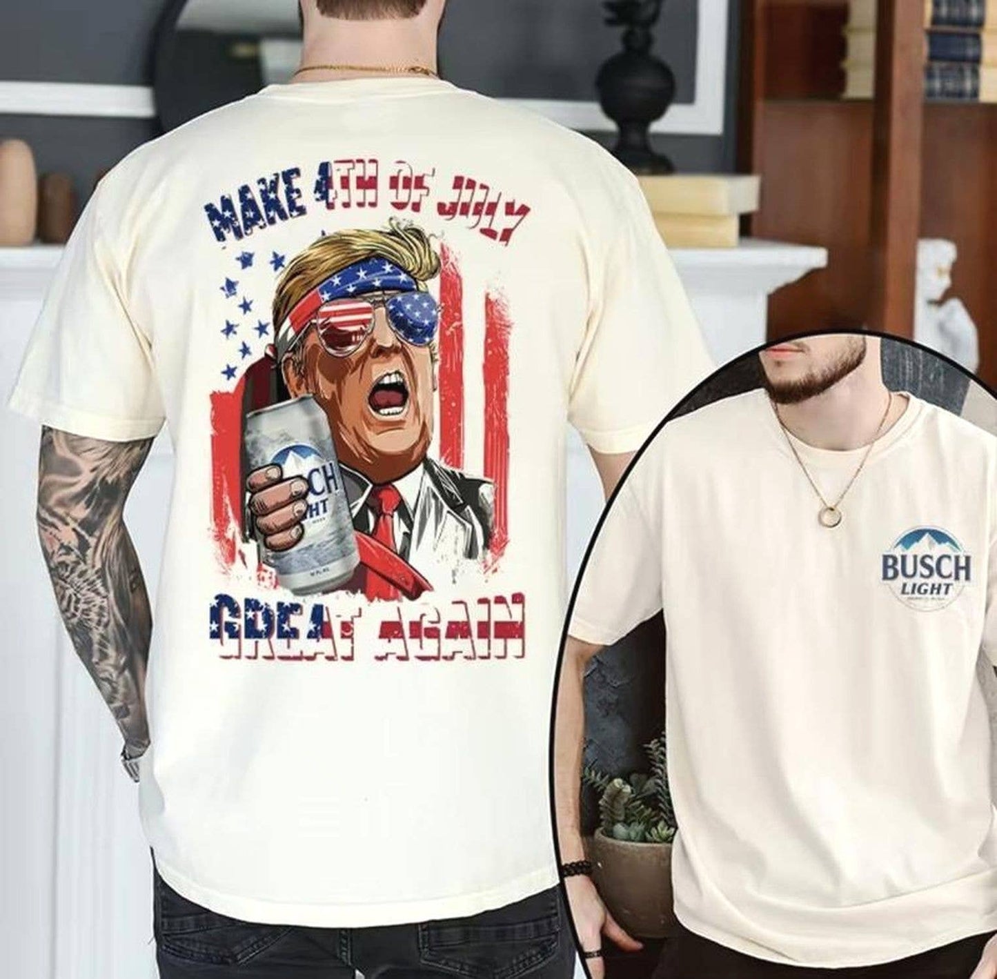 Patriotic 4th of July Trump Shirt - USA Independence Day