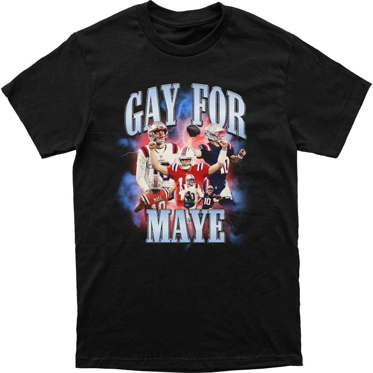 Drake-Maye Fitted Unisex Cotton Streetwear Tee