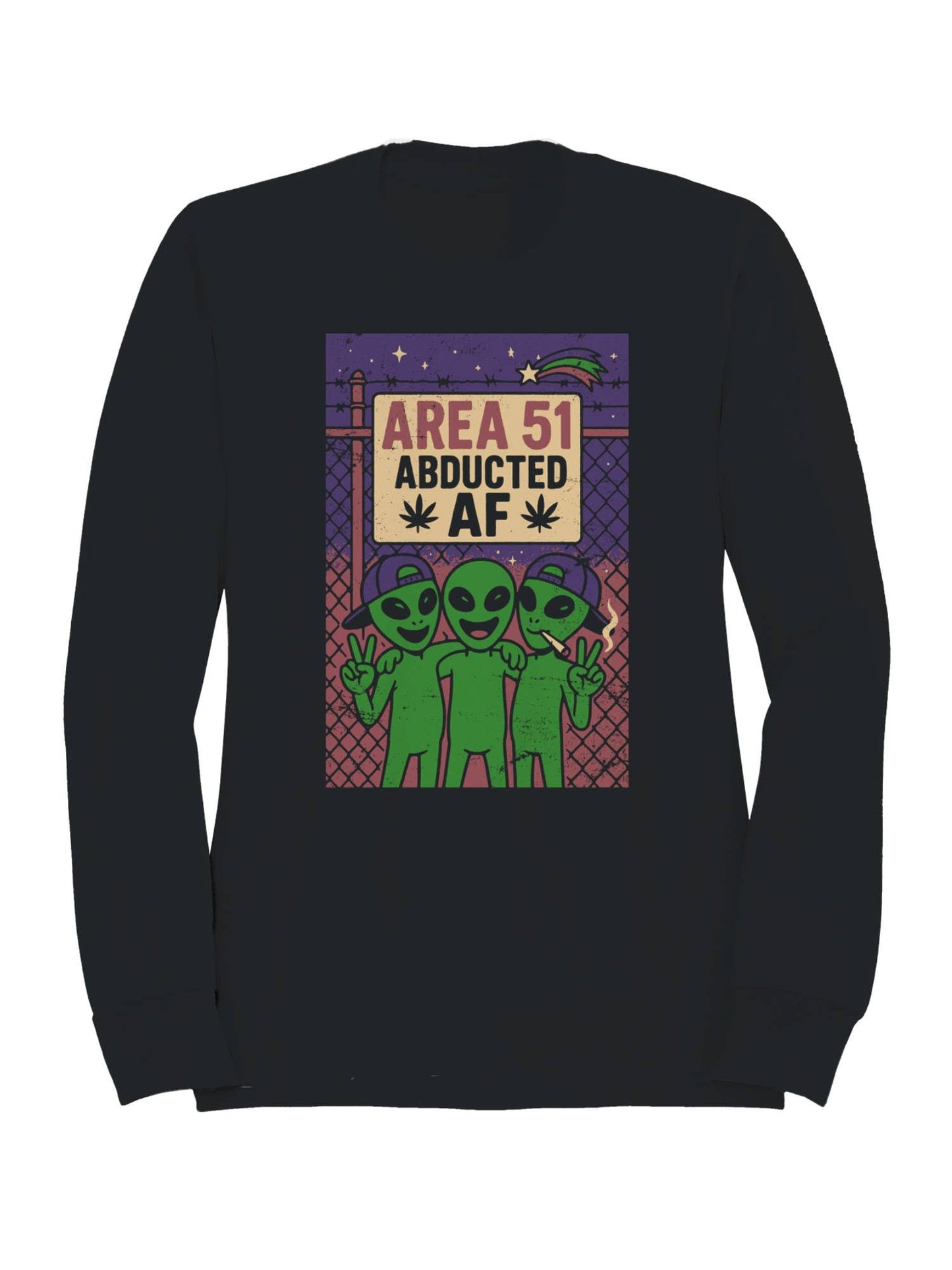 Area 51 Abducted Af Alien Friends Women's Sweatshirt