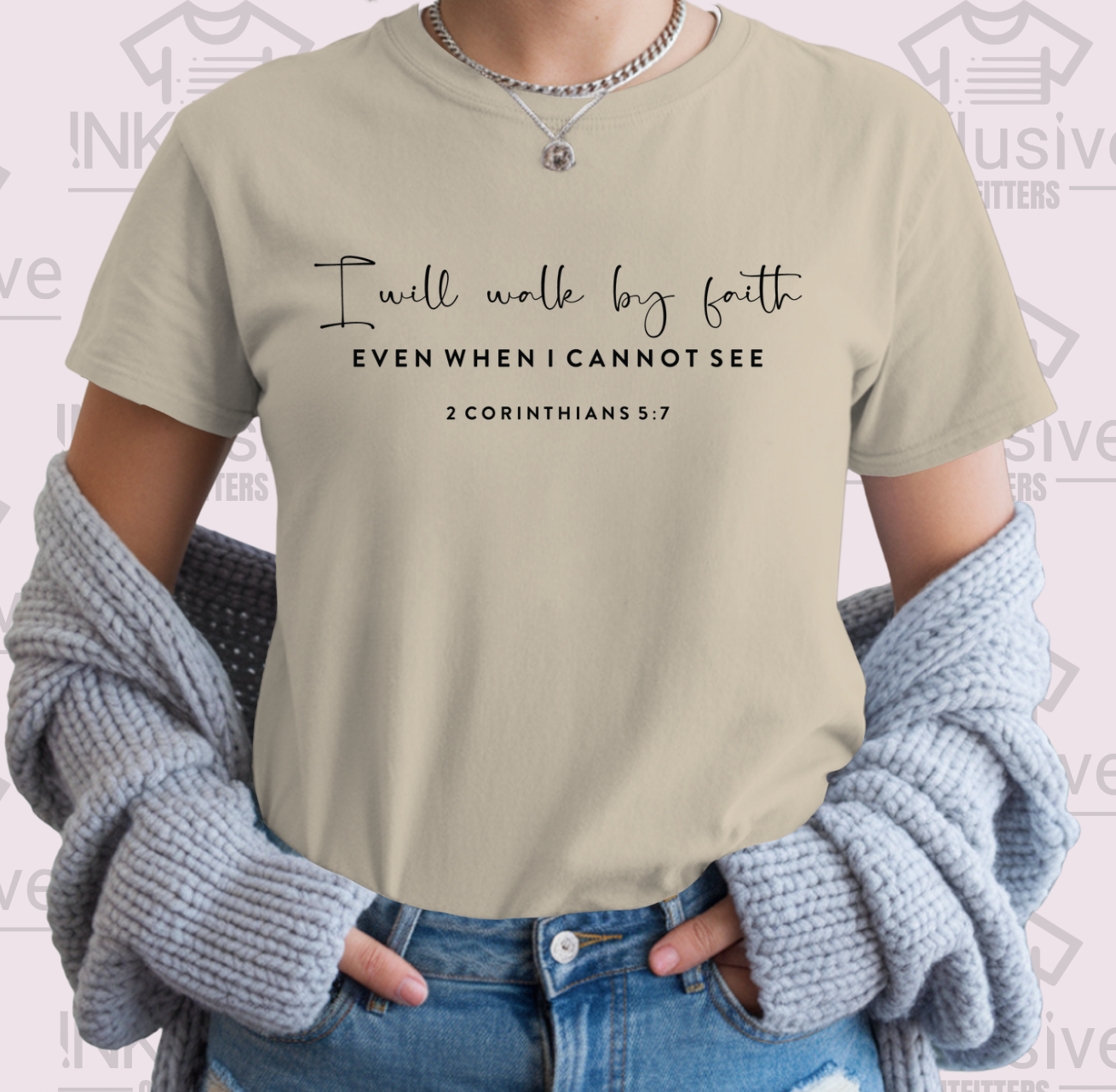 Walk By Faith (2 Corinthians 5:7) - T-Shirt Gildan Softstyle