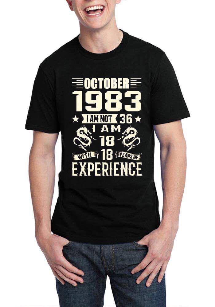 October 1983 Black T-Shirt