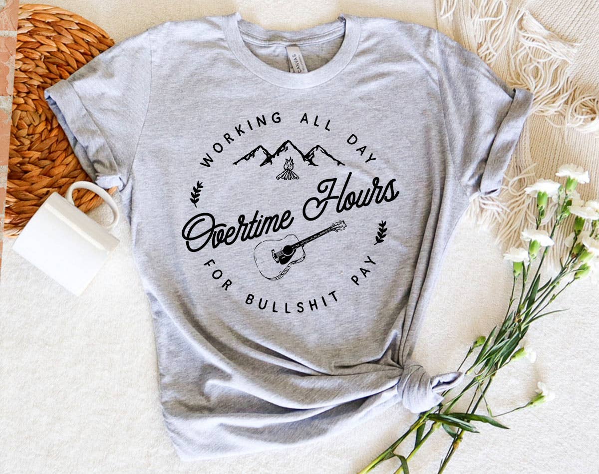 Overtime Hours 2 Mountain Oliver Anthony Inspired - T-Shirt