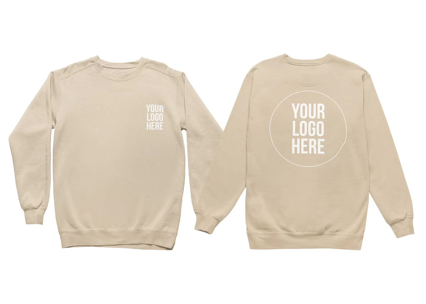 Custom Graphic / Logo Unisex Sweatshirt - 37 Color Options
