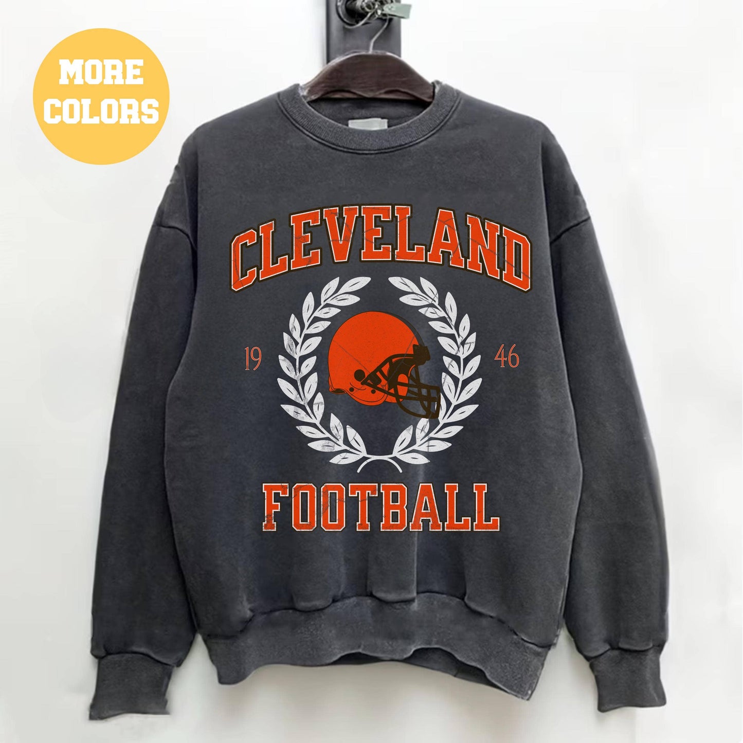 Cleveland Football Sweatshirt Retro Fan Gift