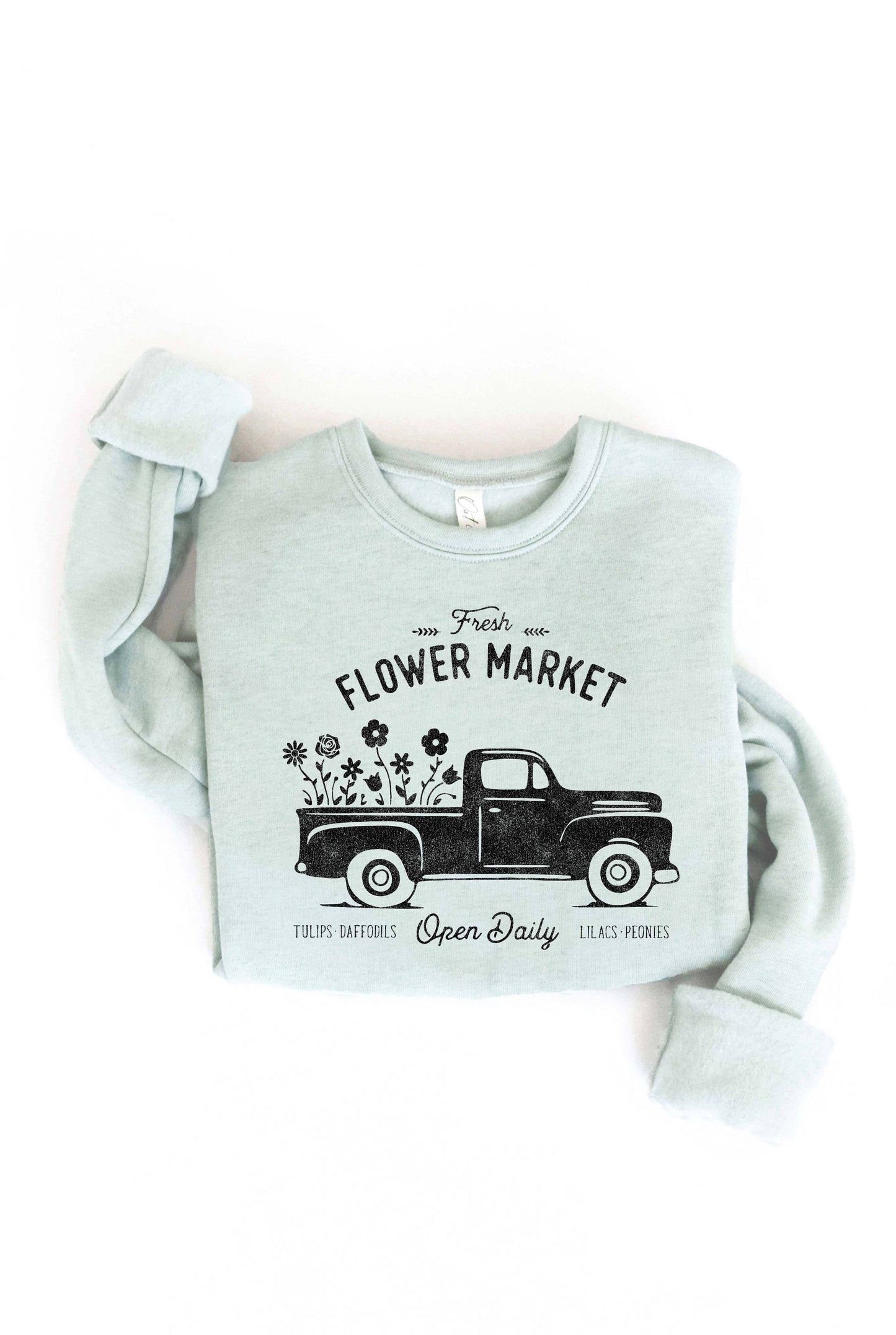 Fresh Flower Market Graphic Sweatshirt