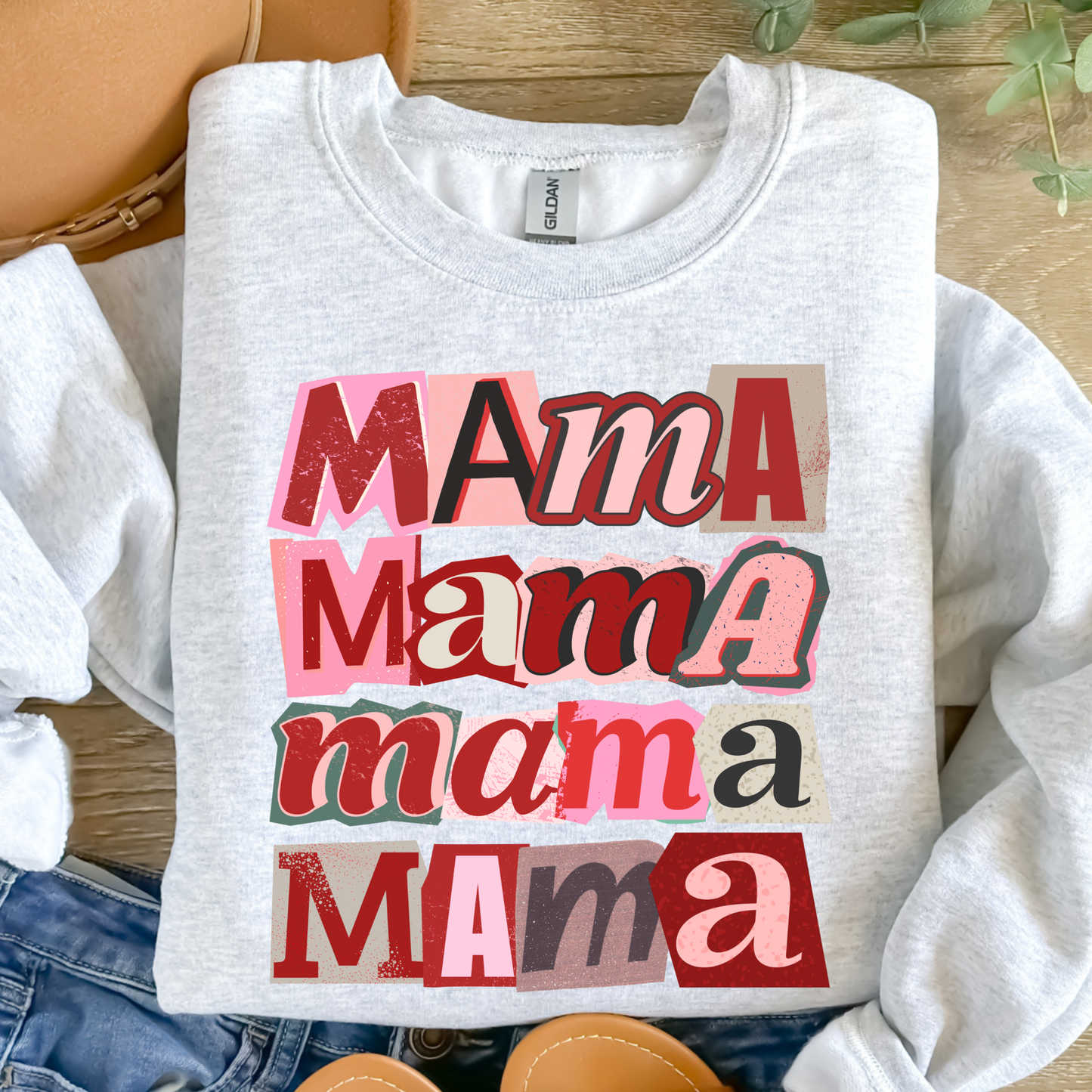 Mama Valentines Graphic Crewneck/Tee