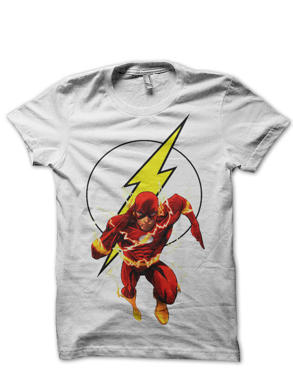 Flash Bolt White T-Shirt