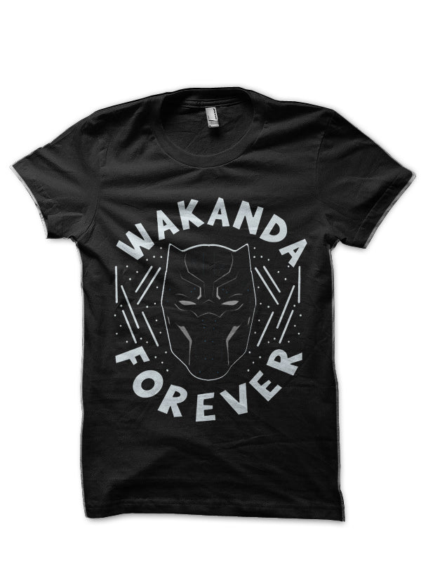 Wakanda Forever – Black Panther Black T-Shirt