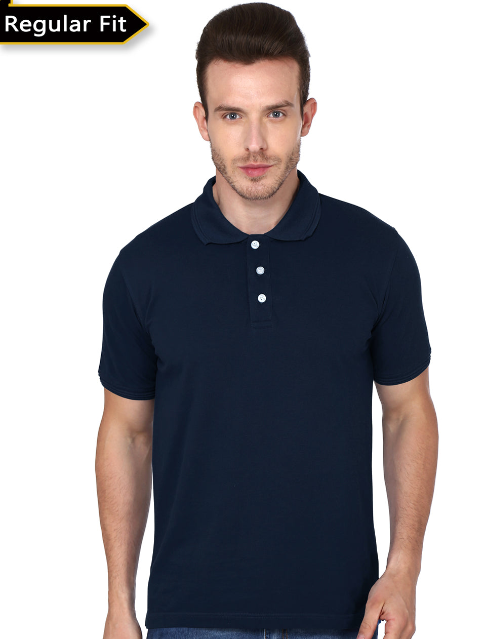 Plain Black Polo Tee