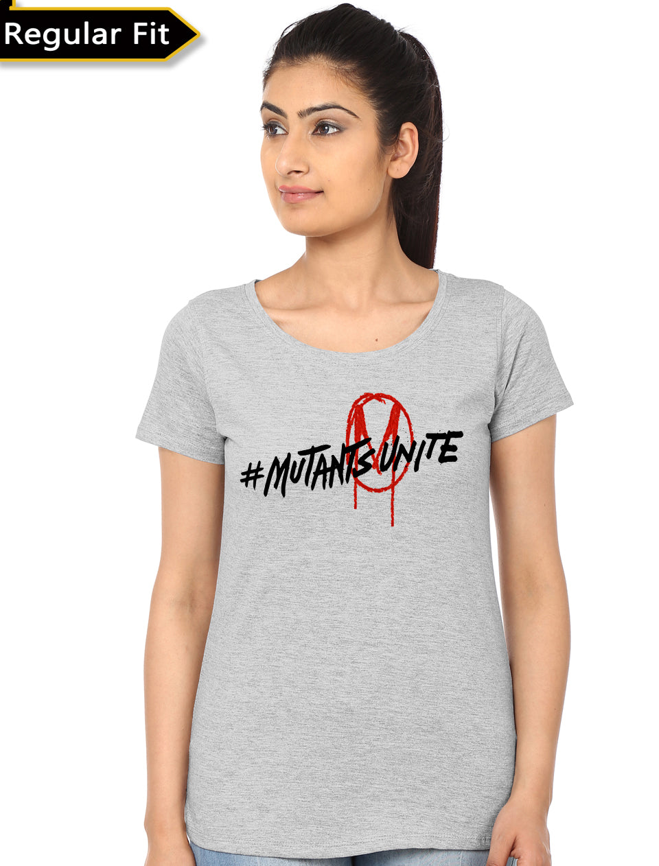 Mutant Unite Grey Girls T-Shirt
