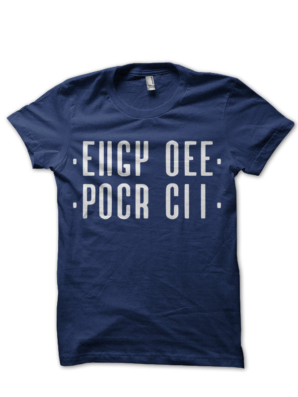 EIIGY OEE POCR CII (Fuck Off) Black T-Shirt