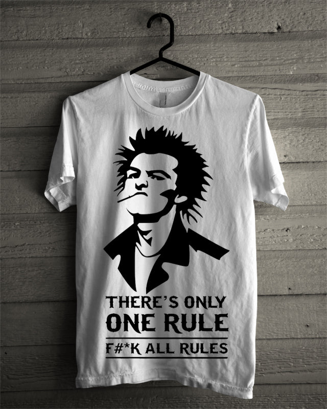 Fuck The Rule Yellow Tee (White Available)