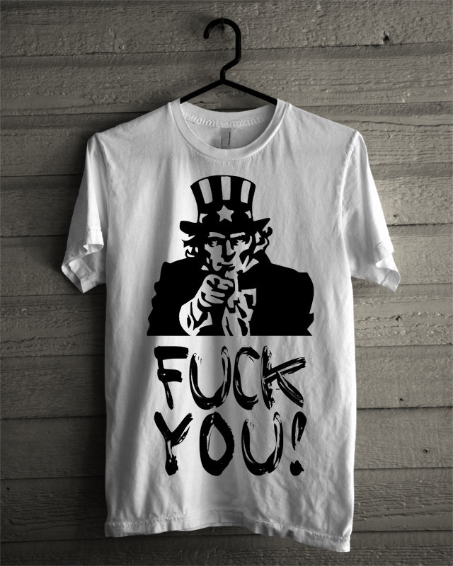 Fuck You Grey Tee (White Available)