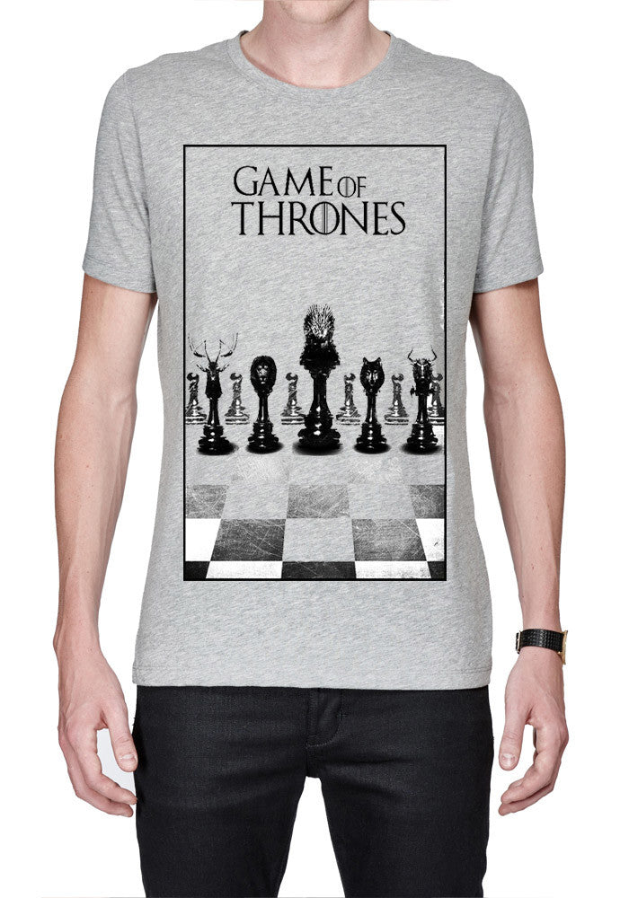Game Of Thrones Chess White T-Shirt