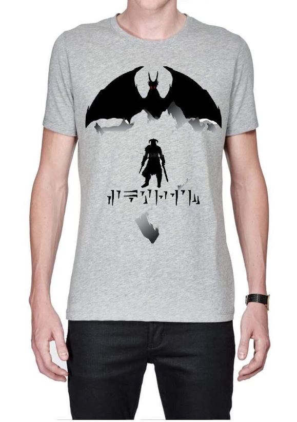 Skyrim Grey T-Shirt