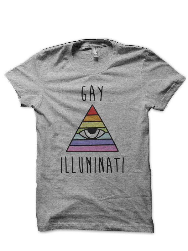 Gay Illuminati Half Sleeve T-Shirt