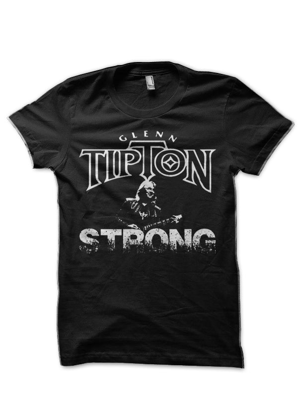 Glenn Tipton Strong Black T-Shirt