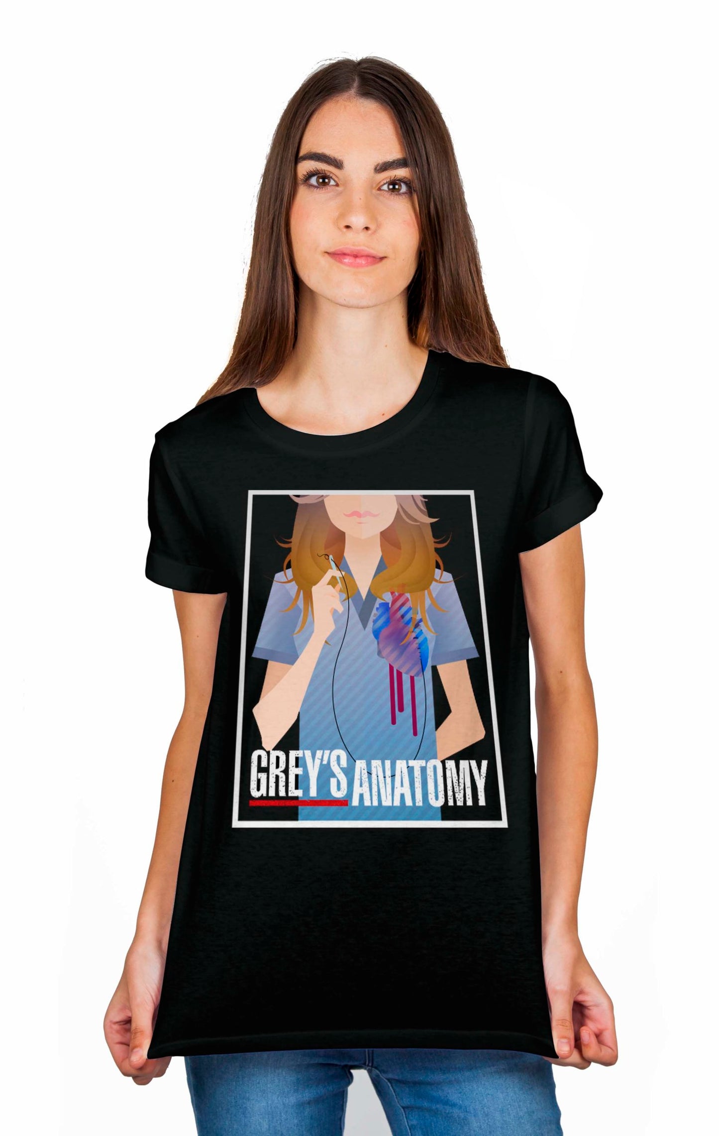 Grey’s Anatomy Women’s Black T-Shirt