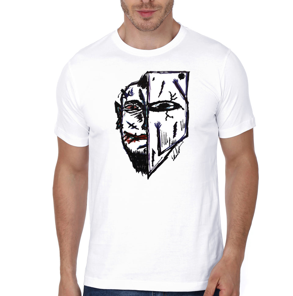 Grunge Warrior White T-Shirt