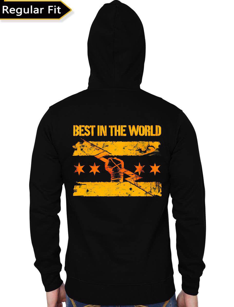 Best In The World Black Zipper Hoodie