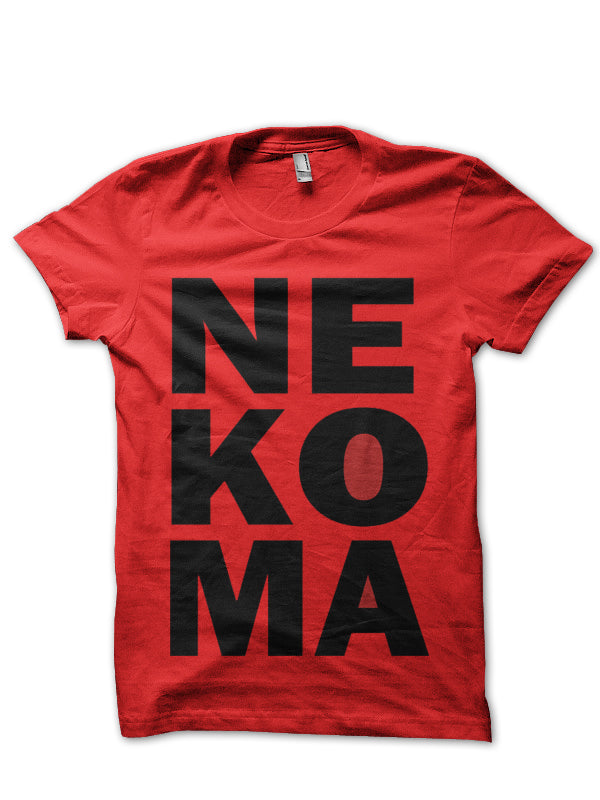 Haikyuu Nekoma Red T-Shirt