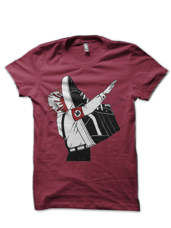 Hitler Maroon T-Shirt
