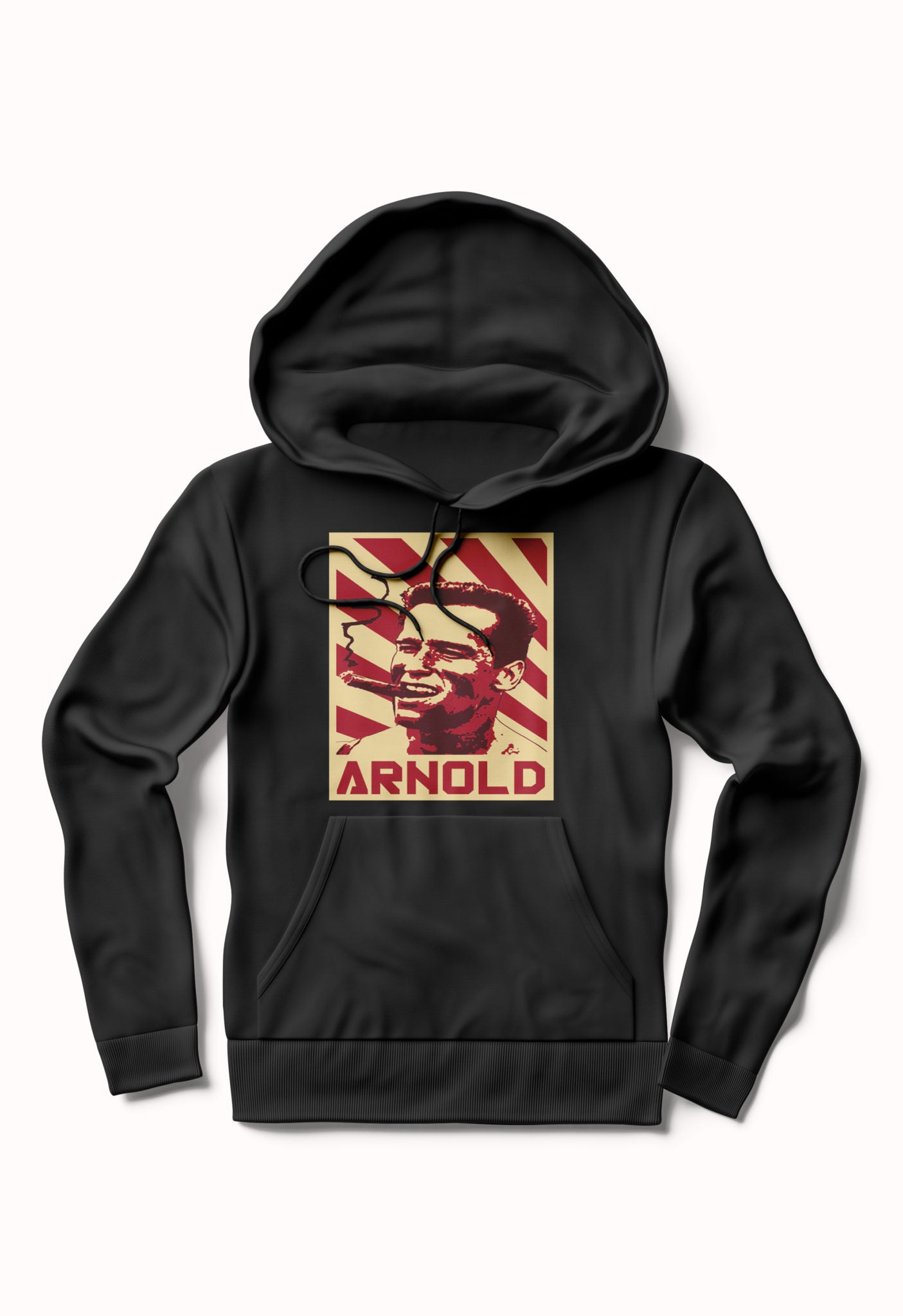 Arnold Schwarzenegger Retro Propaganda Hoodie