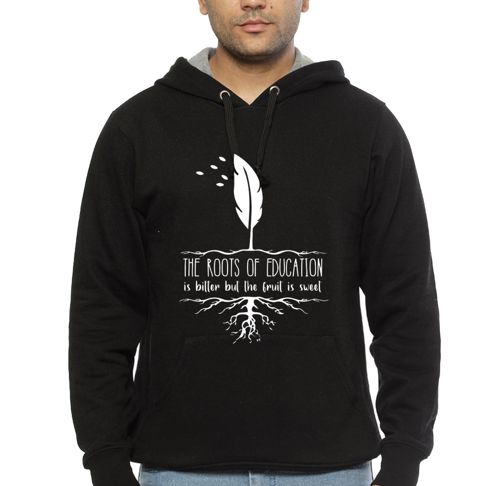 The Roots Of Education Is Bitter’ Education Black Hoodie