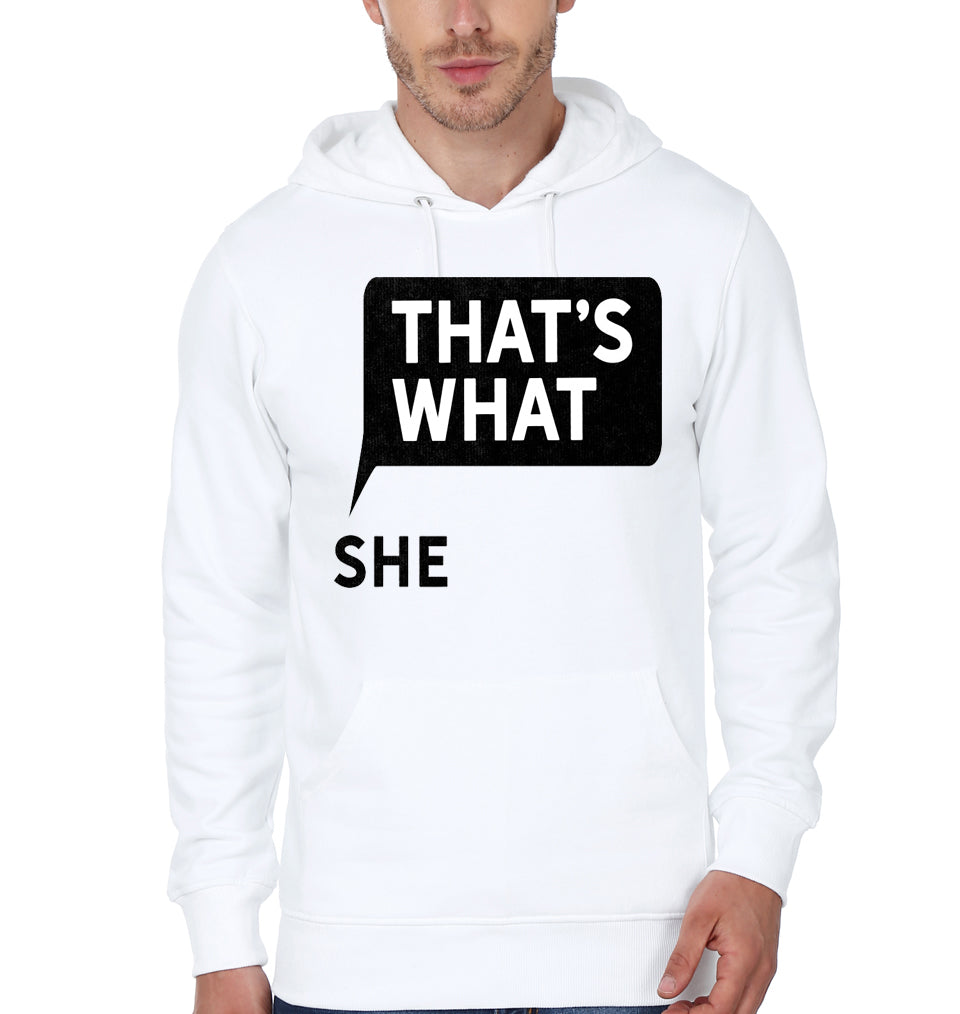 That’s What She Said Quote Box Funny Humor Joke Novelty White Hoodie