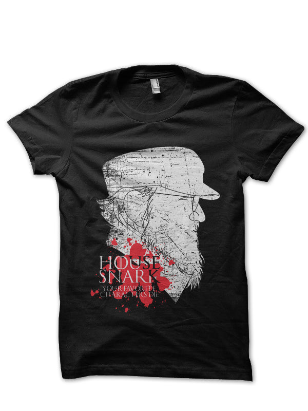 House Snark Black Tee