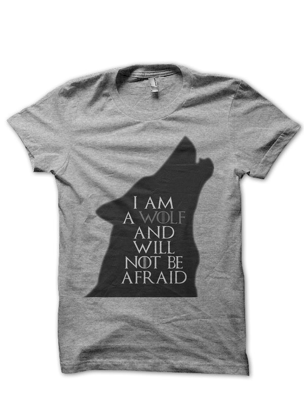I Am A Wolf Grey Tee