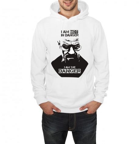 I Am Danger White Hoodie