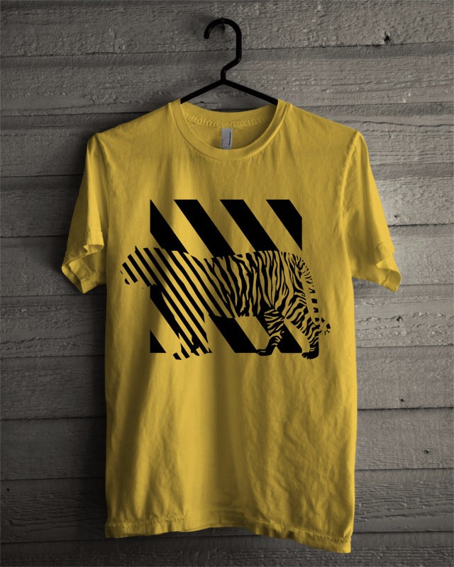 Tiger Cross Yellow T-Shirt