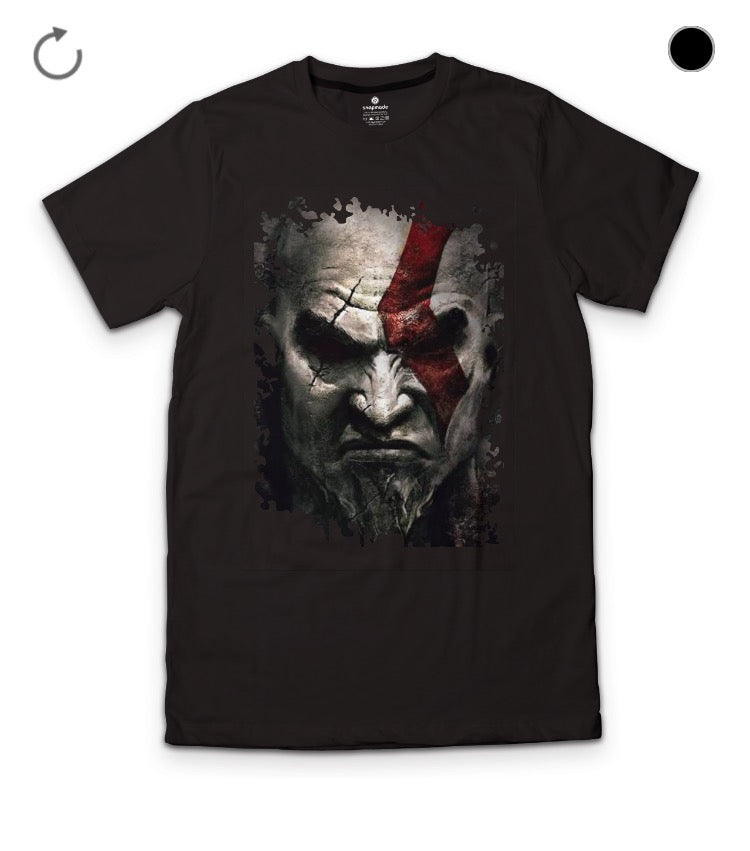 God Of War Kratos Black T-Shirt