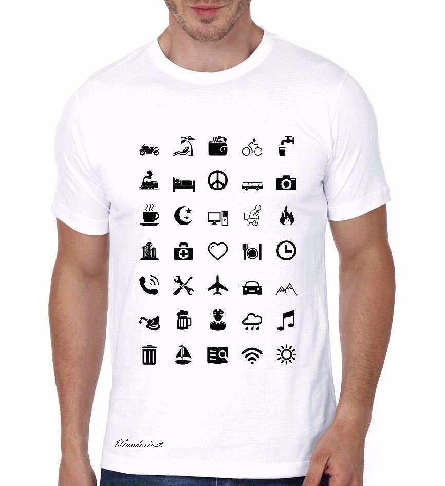 Wanderlust White T-Shirt