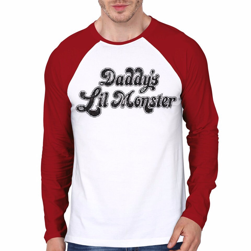 Daddy’s Little Monster Raglan T-Shirt