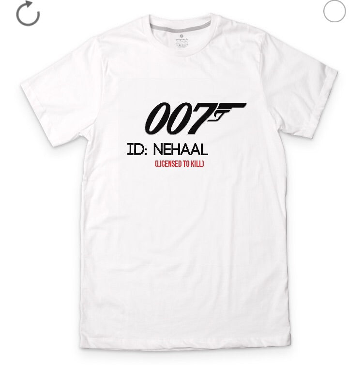 Custom White Tee