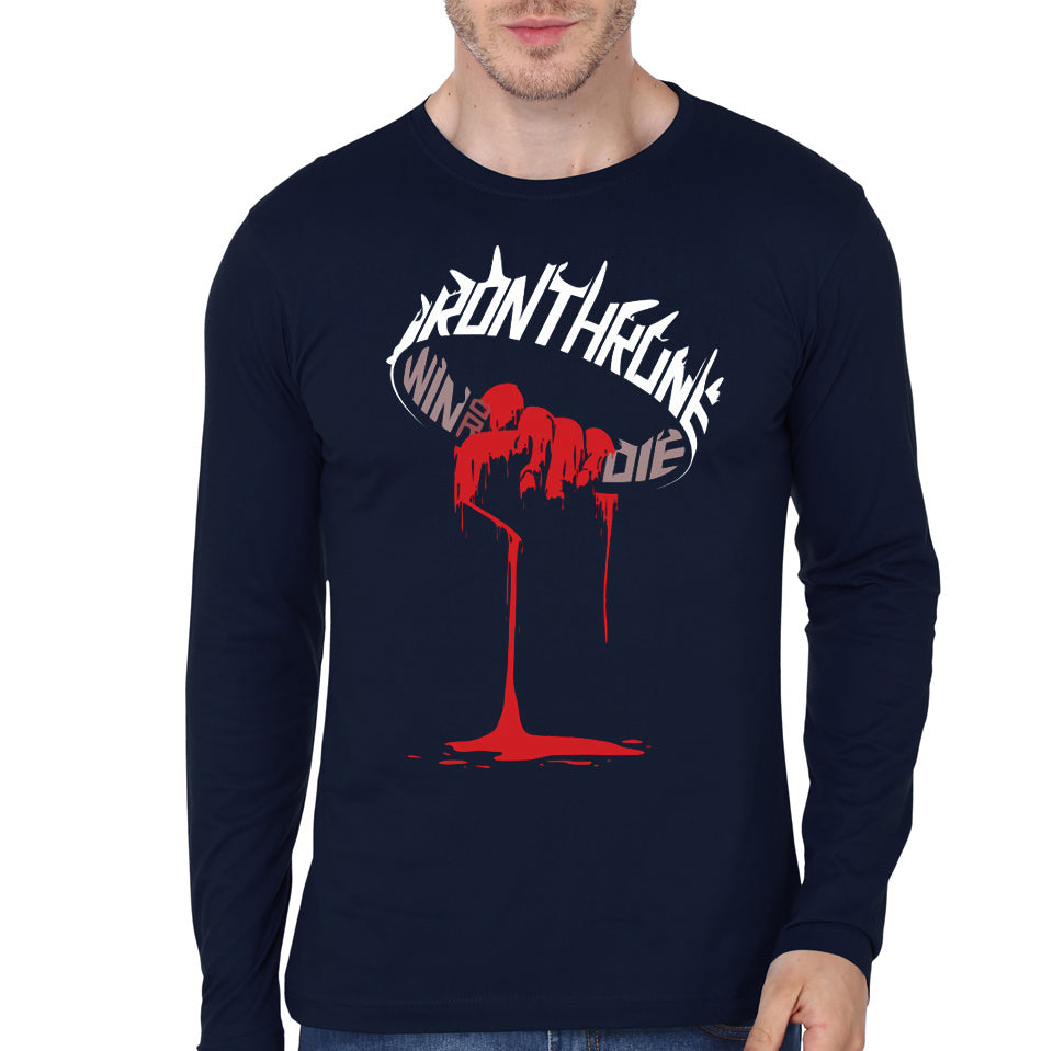 Iron Throne Navy Blue Full Sleeve Tee