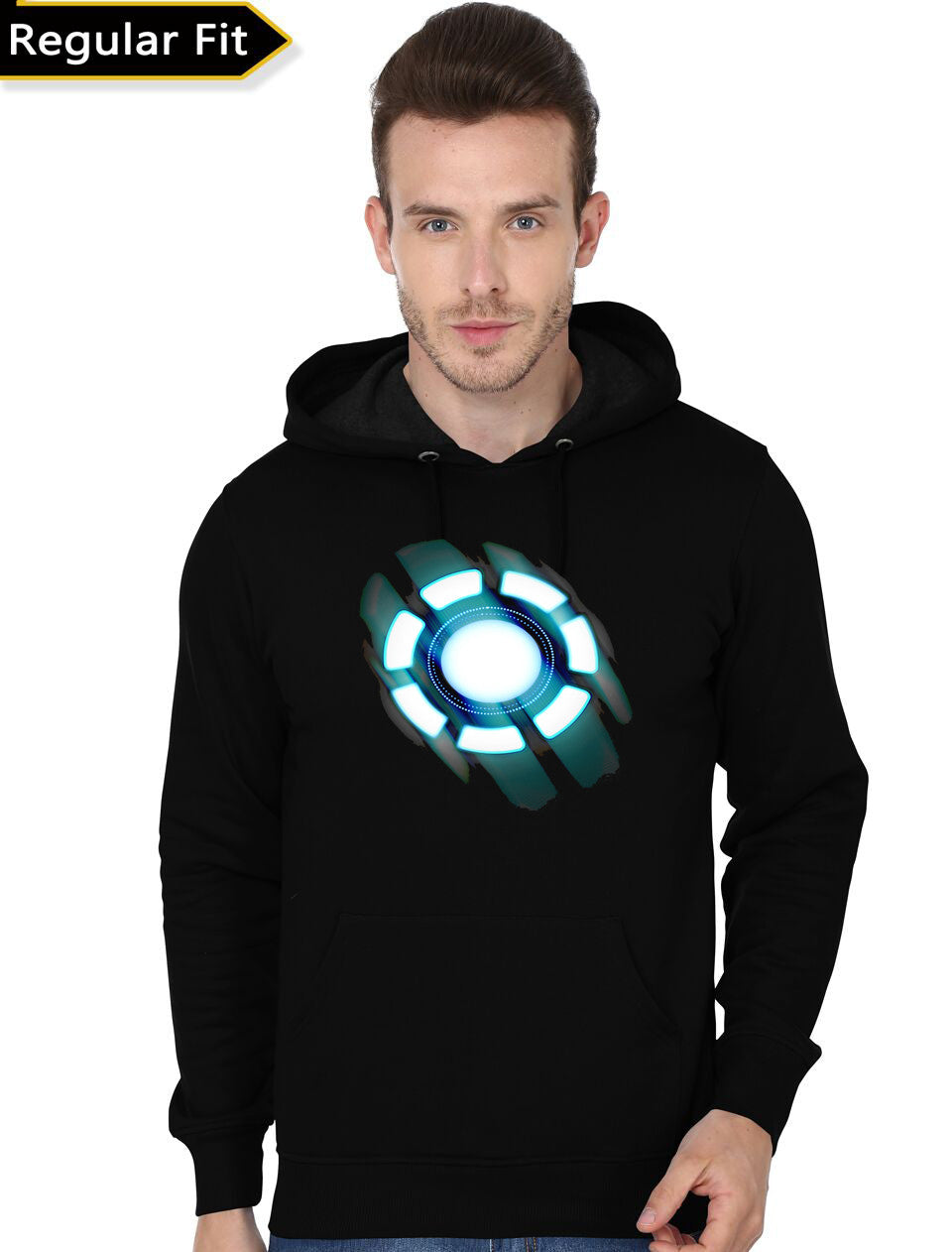 “House Iron Stark Sigil and Motto” Black Hoodie