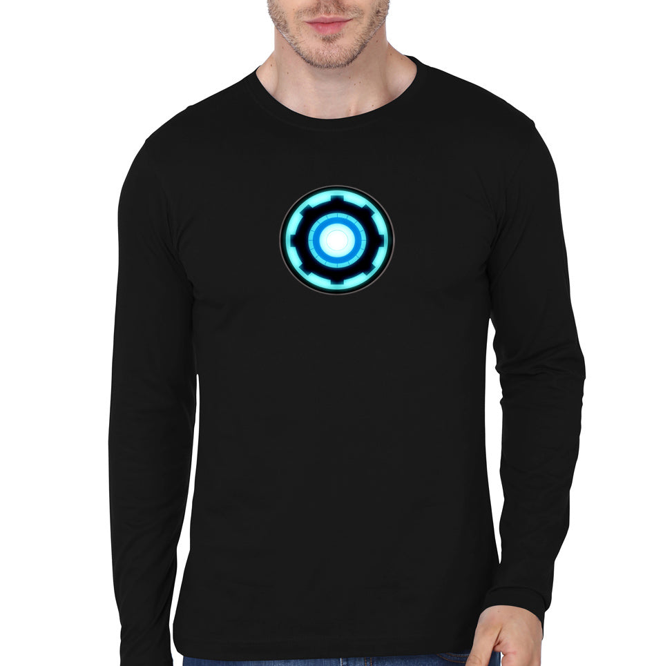 Arc Reactor Black Full Sleeve Tee