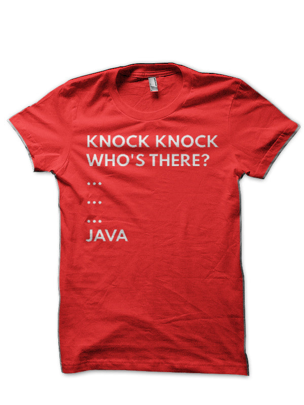 Knock Knock Who’s There Half Sleeve T-Shirt