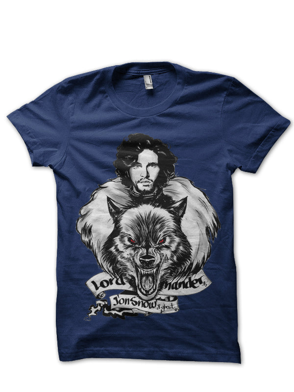 Jon Snow And Ghost T-Shirt